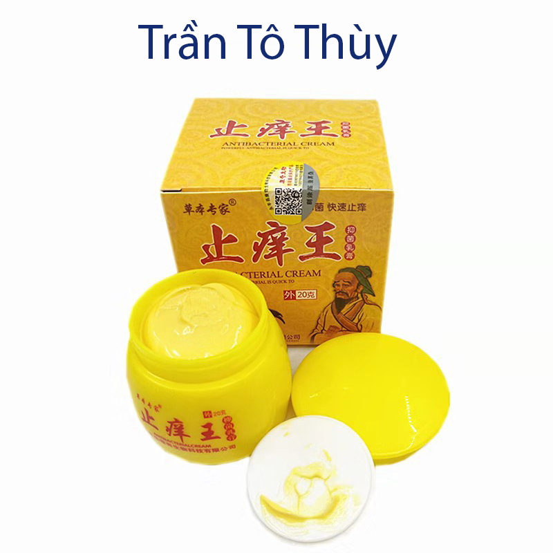 Kem Bôi Nấm Ngứa Hũ Ông Lão Vàng Bọ Cạp (20g) - trantothuy