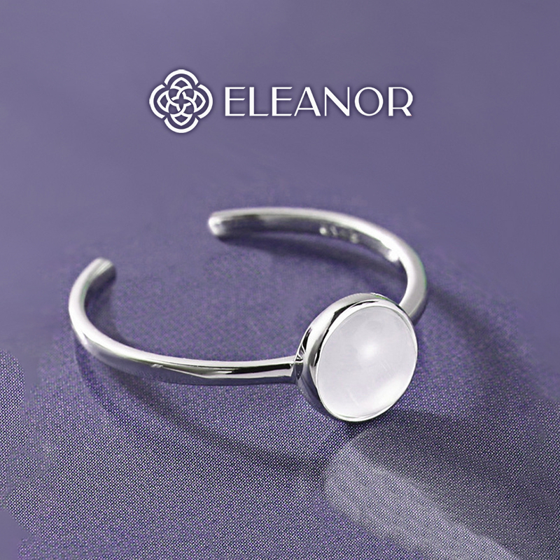 Nhẫn nữ hở bạc 925 Eleanor Accessories đính đá phụ kiện trang sức 5604