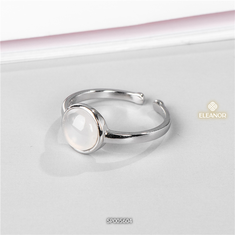 Nhẫn nữ hở bạc 925 Eleanor Accessories đính đá phụ kiện trang sức 5604