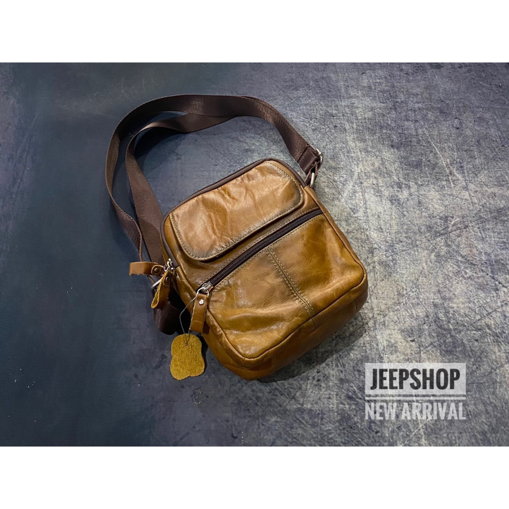 Túi đeo vai da thật_siêu bền_kháng nước