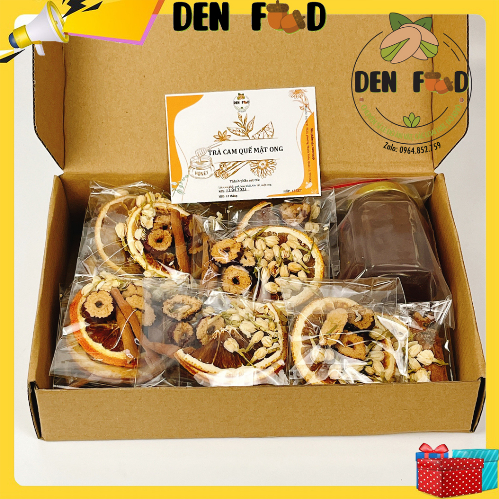 Set Trà Cam Quế Mật Ong (15 set, 480gr)