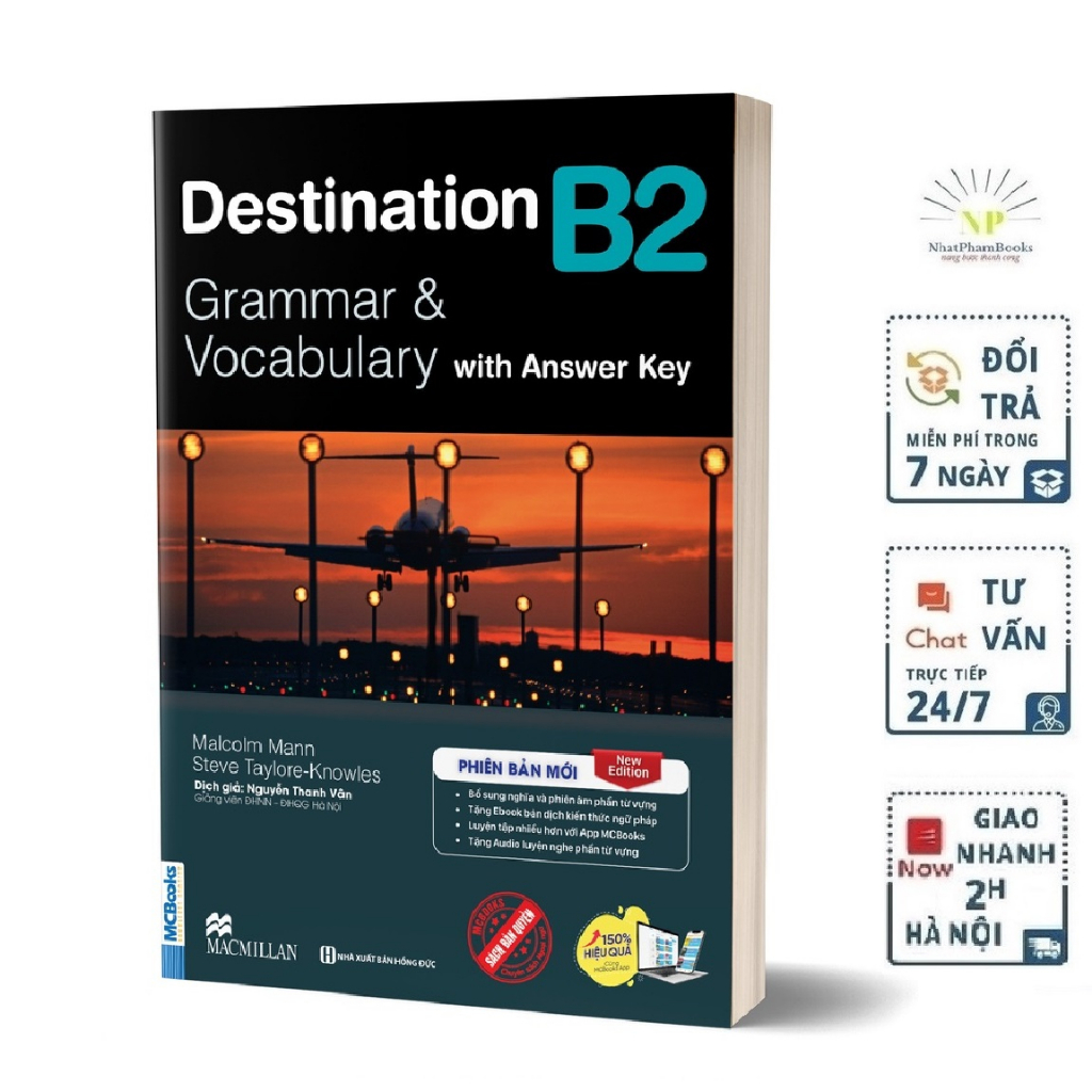 Sách - Combo 3 Cuốn Destination Grammar & Vocabulary B1, B2 Và C1&C2 Tặng 360 Động Từ Bất Quy Tắc Và 12 Thì Tiếng Anh