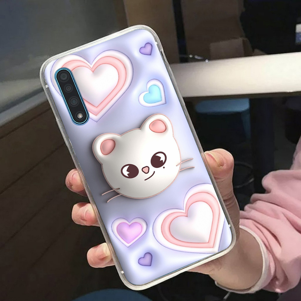 Ốp Vsmart Live in phẳng hình ảnh 3D siêu thực, rất cute dễ thương