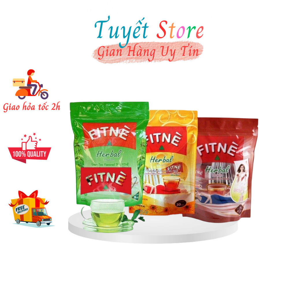 Trà Fitne Herbal Thải Độc Giảm Mỡ nội địa Thailand