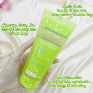 SỮA RỬA MẶT FLOSLEK ANTI ACNE 200ML [CHÍNH HÃNG]