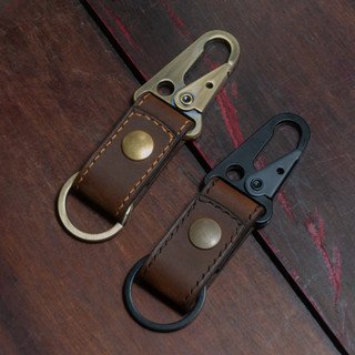 Móc Khóa Da Sáp Khâu Viền, Phụ Kiện Thái Lan Đi Kèm Nút Bấm Nhật Bản, Làm Handmade