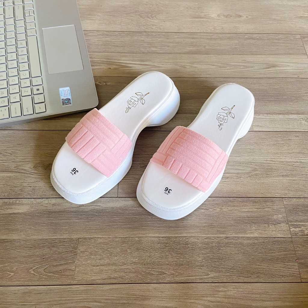 RẺ VÔ ĐỊCH ⚡dép quai ngang nữ đế BÁNH MÌ -mẫu mới-quai nhung- hàng loại 1 cao cấp 🌵 hình và video thật của shop🌵