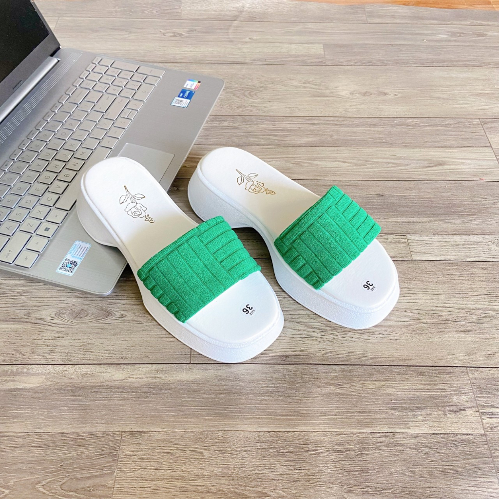 RẺ VÔ ĐỊCH ⚡dép quai ngang nữ đế BÁNH MÌ -mẫu mới-quai nhung- hàng loại 1 cao cấp 🌵 hình và video thật của shop🌵