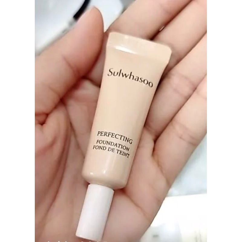 1 tuýp kem nền Sulwhasoo siêu che khuyết điểm no 21 trắng đẹp bền màu lâu trôi, dòng cao cấp nhất Sulwhasoo