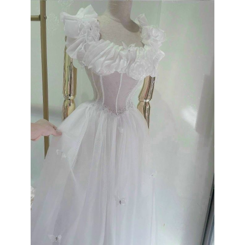 ĐẦM XÒE BÈO DÚN ĐÍNH CÁNH BƯỚM