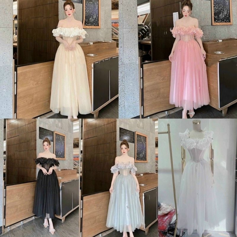 ĐẦM XÒE BÈO DÚN ĐÍNH CÁNH BƯỚM