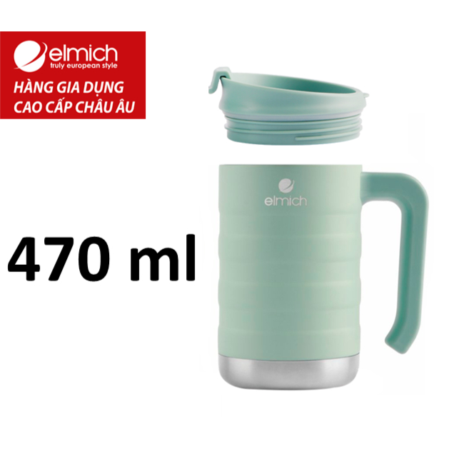 Ly giữ nhiệt Inox 304 Elmich 470ml - EL8008 - hàng Elmich Việt Nam