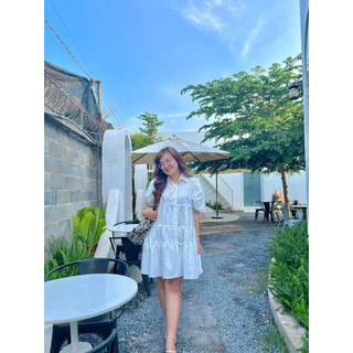 Đầm babydoll tầng 2 màu bigsize