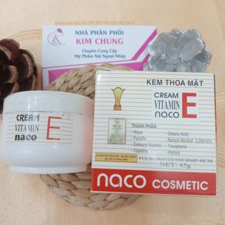 Kem dưỡng ẩm Vitamin E Naco 45g
