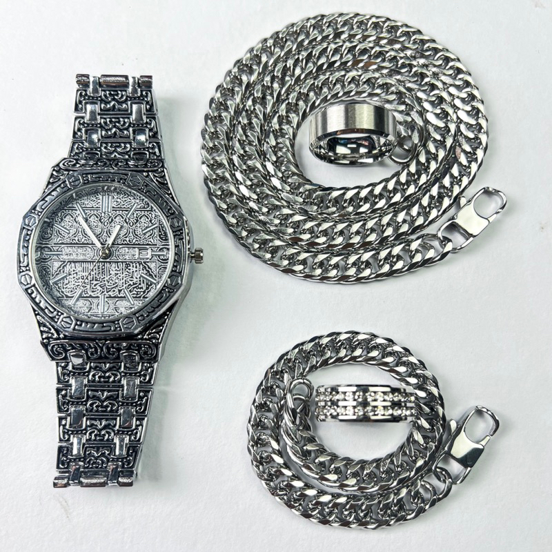 Đồng hồ nam hoạ tiết vintage phong cách trẻ trung - CW