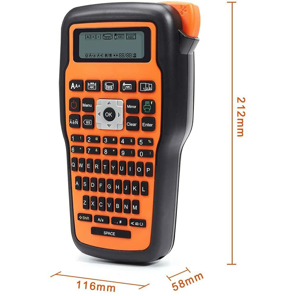 Máy in nhãn cầm tay E1000 PRO Bản Tiếng Việt I Có Adapter I Tặng 1 cuộn nhãn 12mm