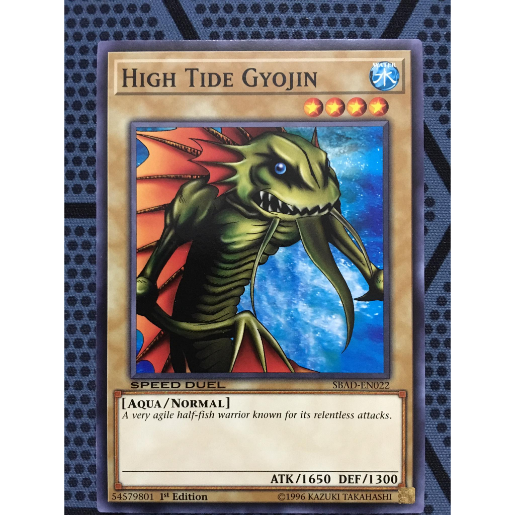 Bài yugioh speed duel - High Tide Gyojin - SBAD-EN022 - Common 1st Edition