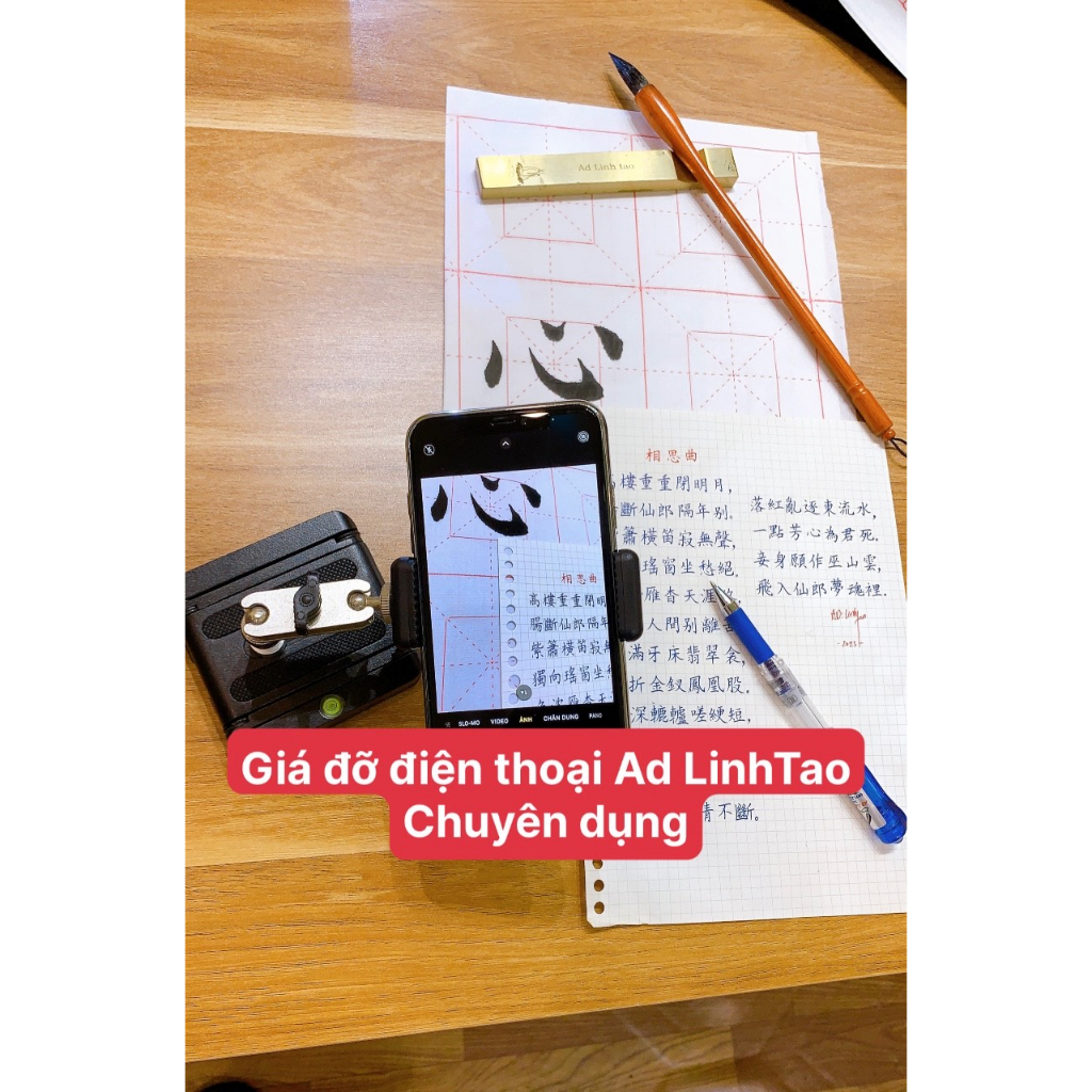 giá đỡ điện thoại livestream viết chữ quay video chụp ảnh giá điện thoại - DT01