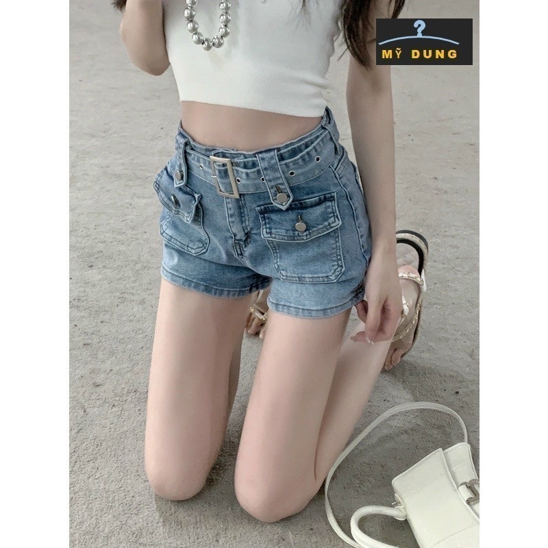 QUẦN SHORT JEAN TÚI HỘP+ BEL- CÁ TÍNH, NĂNG ĐỘNG- HÀNG NHẬP LOẠI 1, FORM CHUẨN,RẤT DỄ PHỐI ĐỒ