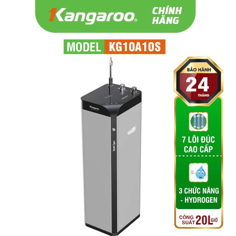Máy lọc nước Kangaroo Hydrogen nóng lạnh KG10A10S – NEW 2023