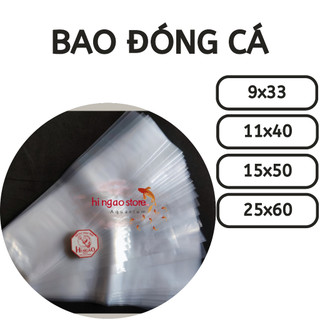 Bao đóng cá, ship cá size 9x33cm, 11x40cm, 15x50cm, 25x60cm - phụ kiện cá cảnh | hingaostore.