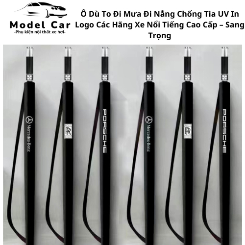 Ô Dù Gập Tự Động Đóng Mở 2 Chiều Logo Thương Hiệu Các Hãng Xe Ô Tô Cao Cấp (HÀNG Cao Cấp)
