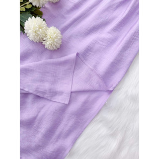 Váy Đầm maxi đũi cổ tròn có dây thắt eo