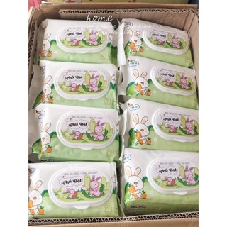Khăn giấy ướt Phú Đạt 120 tờ cho bé