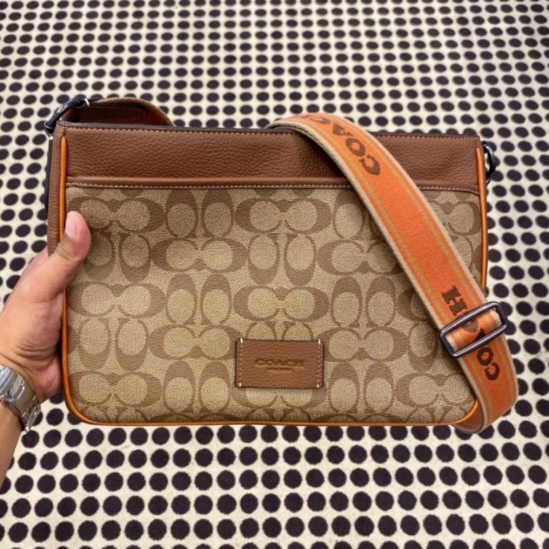 TÚI CHÉO NAM COACH District Crossbody In Signature Canvas