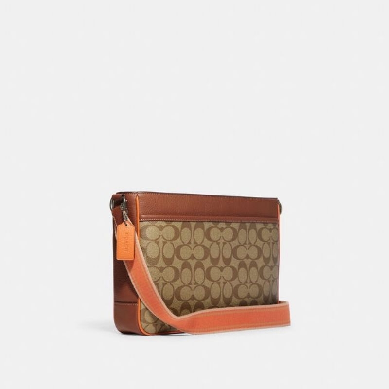 TÚI CHÉO NAM COACH District Crossbody In Signature Canvas