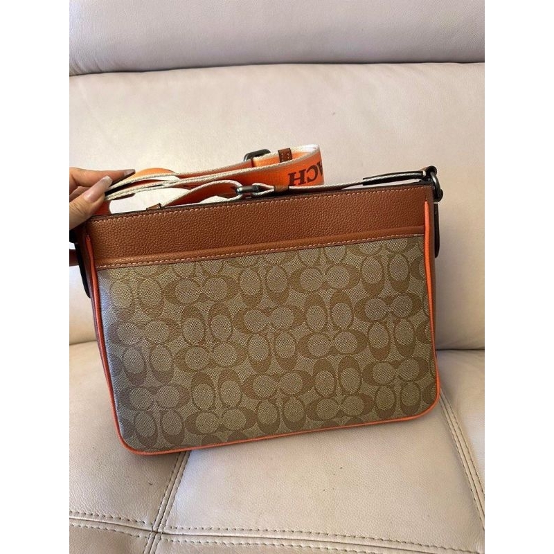 TÚI CHÉO NAM COACH District Crossbody In Signature Canvas