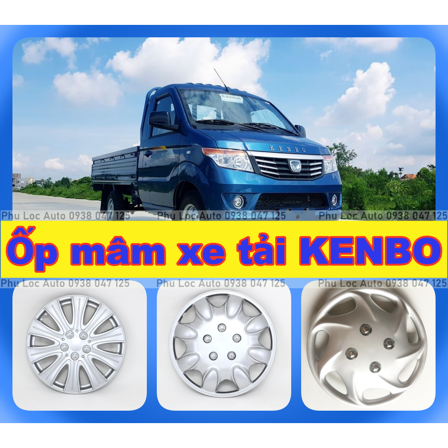 Bộ ốp mâm R13 inch ( lazang) chụp mâm bánh xe tải KENBO 990Kg KENBO VAN giả vành đúc dày đẹp ( có bán lẻ)