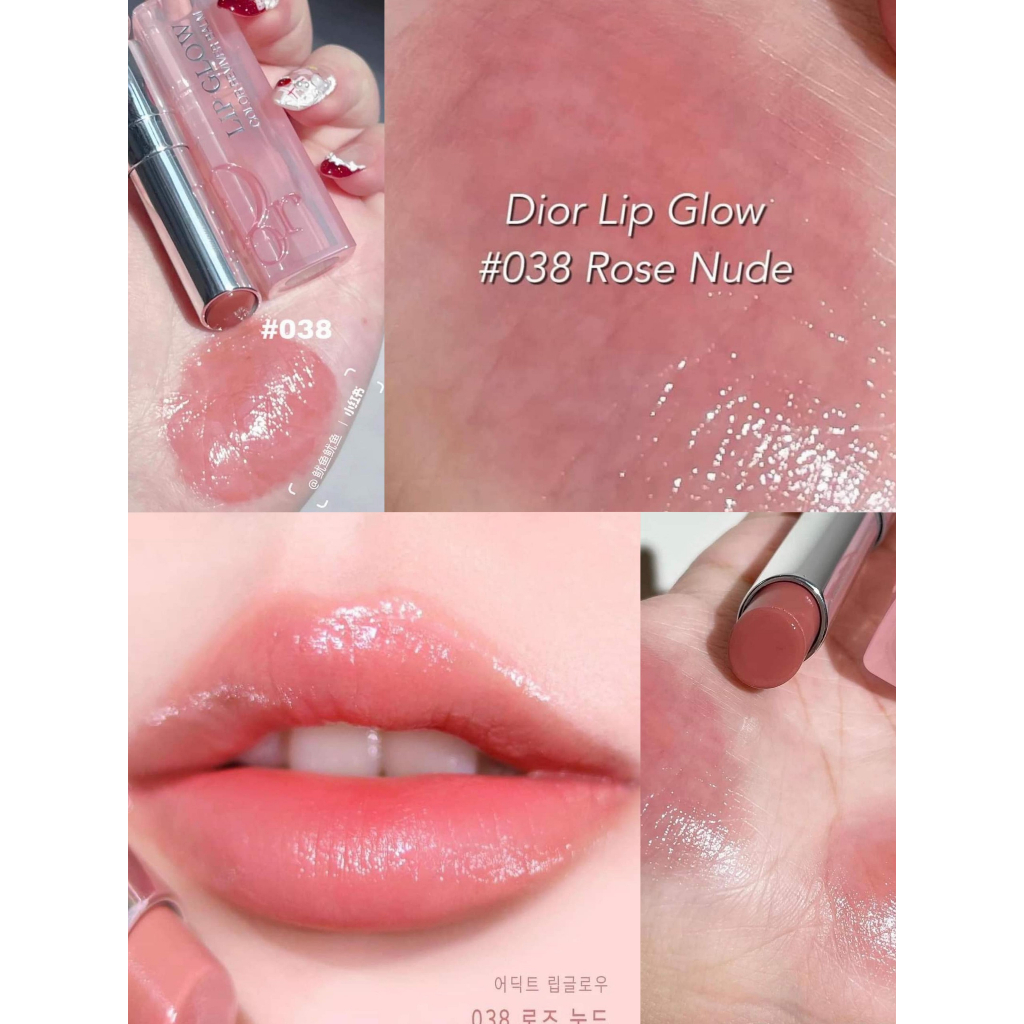 Son Dưỡng Dior Addict Lip Glow Fullbox PINK-001 CORAL-004