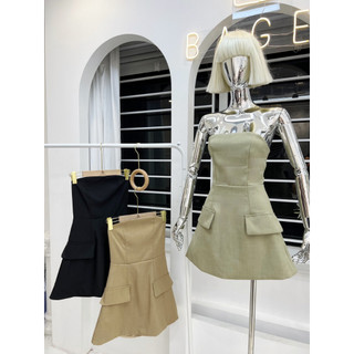 Đầm quây lắp túi sang chảnh TKCC Bageo