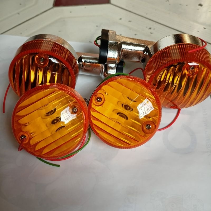 Bộ đèn xi nhan trước sau cub 81 học sinh 50cc liên doanh đời mới, cup taiya