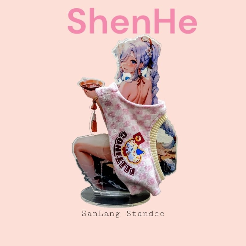 Shenhe. Mô hình Genshin Impact, Standee Genshin Impact.