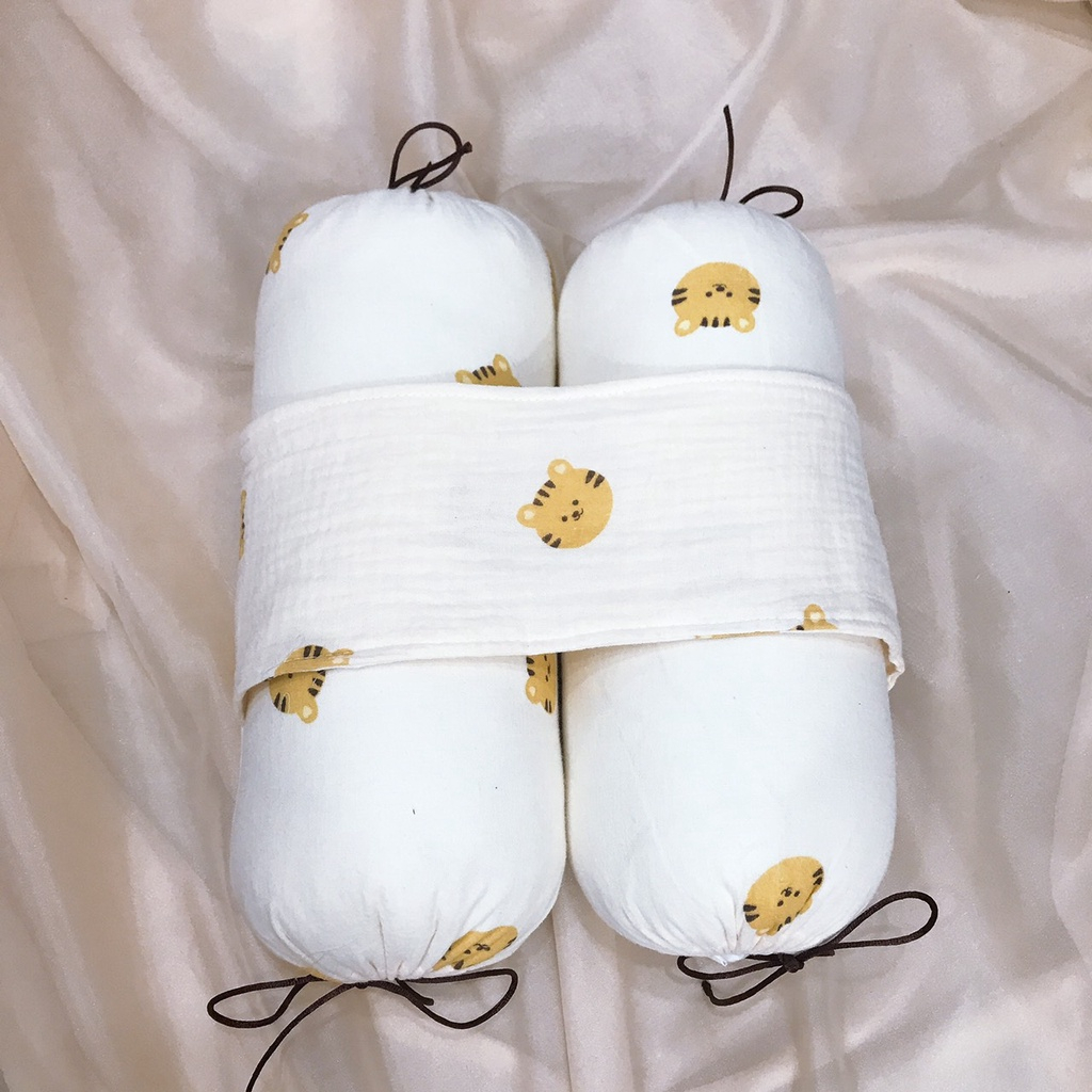 Chặn xô Muslin Ấm Baby Chống Giật Mình Chất Vải Cao Cấp Âm Gift Decor