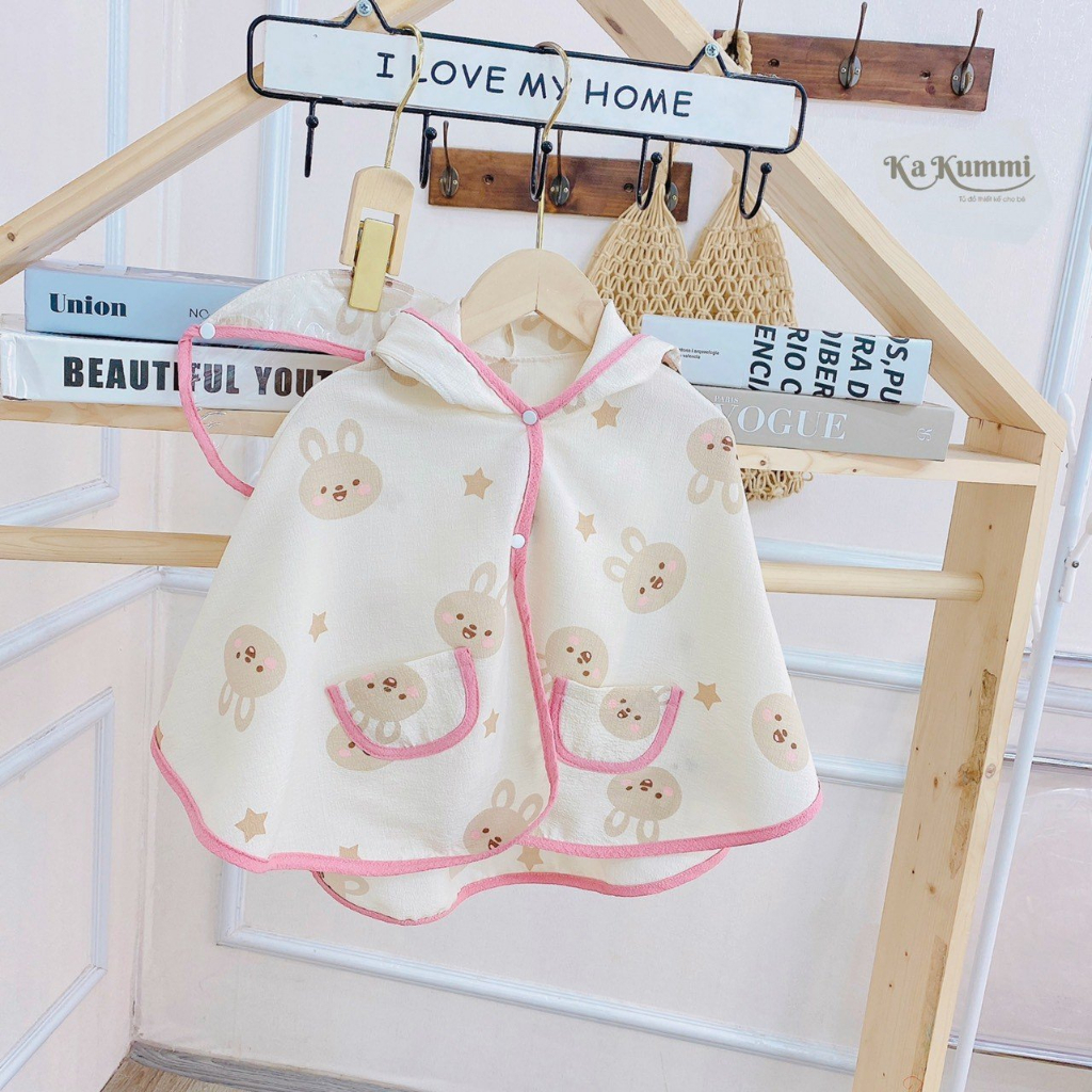 Áo Choàng Chống Nắng Vải Muslin Ấm Baby An Toàn Thân Thiện Cho Da Bé Ấm Gift Decor