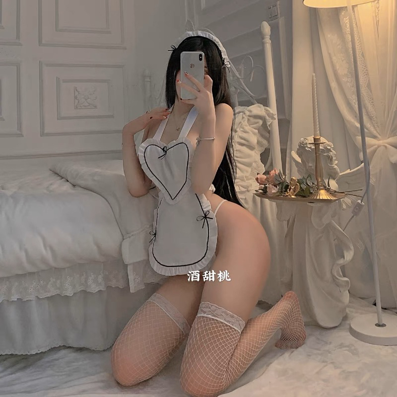 Bộ đồ ngủ cosplay hầu gái dễ thương gợi cảm CP007