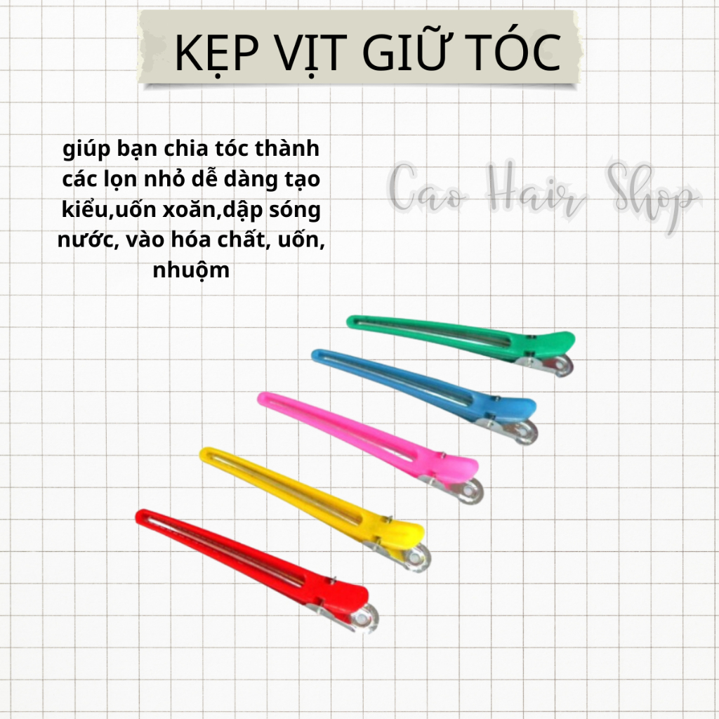 KẸP MỎ VỊT,Kẹp Cá Sấu, Làm Tóc - Cố Định Tóc Khi Nhuộm | Ca.ohairshop, Ca.o hairshops