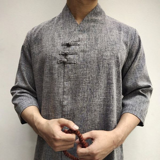 Set đồ lam đi chùa cho nam cao cấp s3