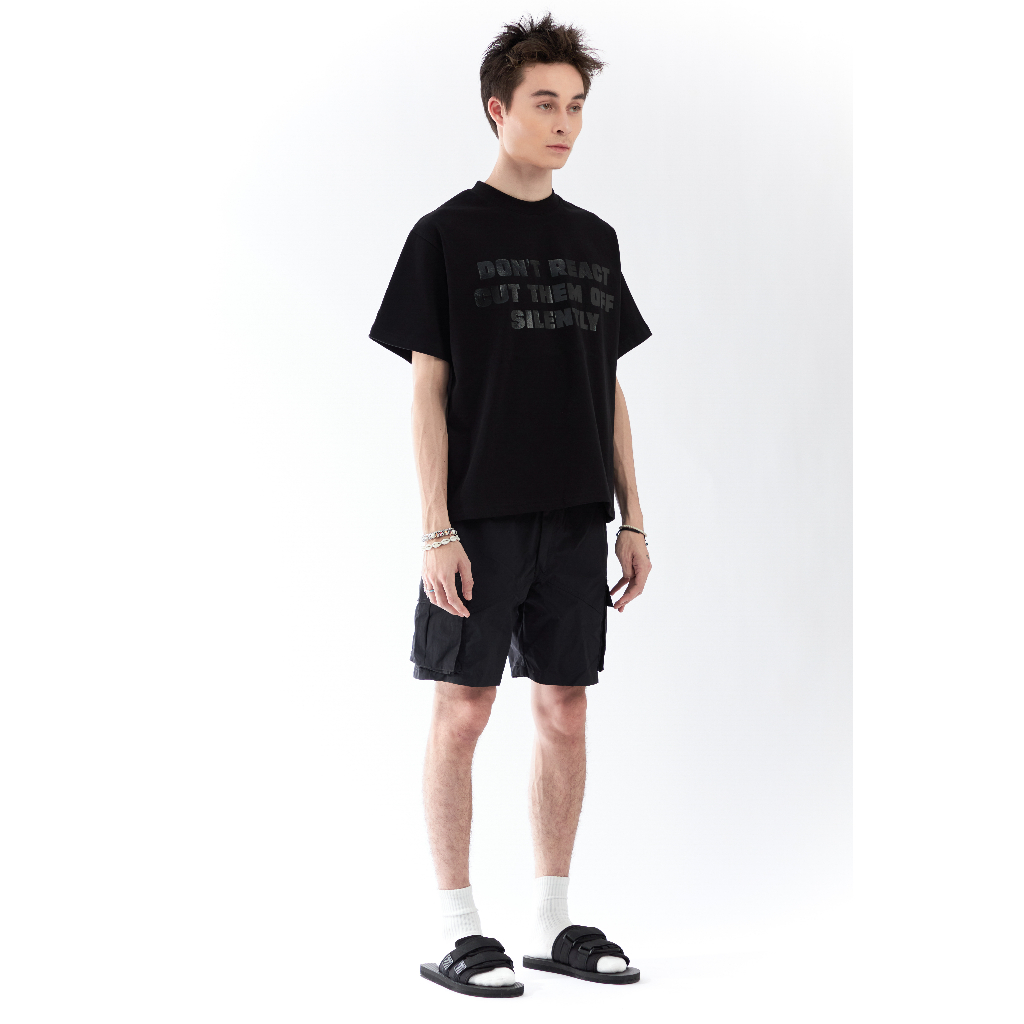 CHÍNH HÃNG VISUAL - Áo thun SILENT TEE form BOXY cực đẹp chất vải 280gsm dày dặn đã xử lí co rút