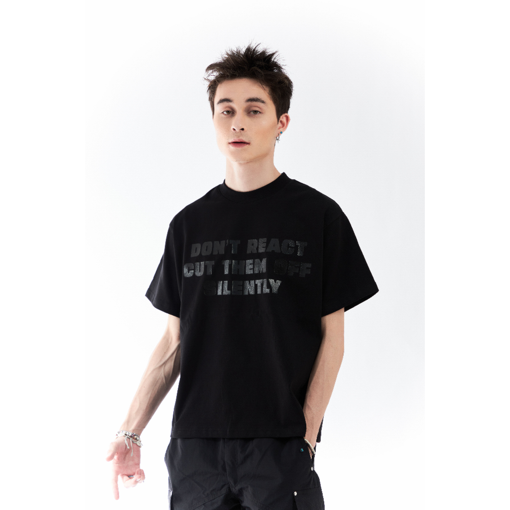 CHÍNH HÃNG VISUAL - Áo thun SILENT TEE form BOXY cực đẹp chất vải 280gsm dày dặn đã xử lí co rút