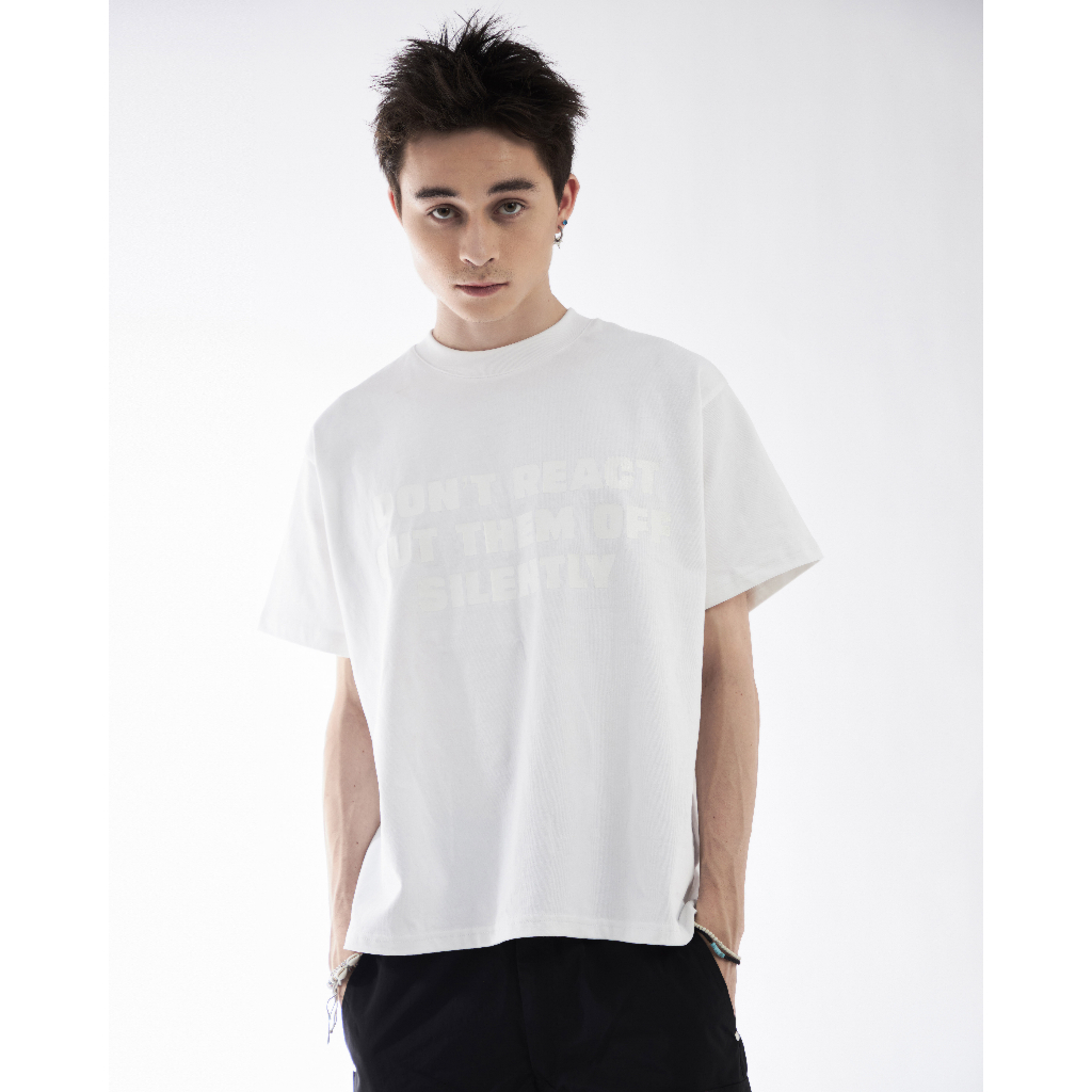 CHÍNH HÃNG VISUAL - Áo thun SILENT TEE form BOXY cực đẹp chất vải 280gsm dày dặn đã xử lí co rút