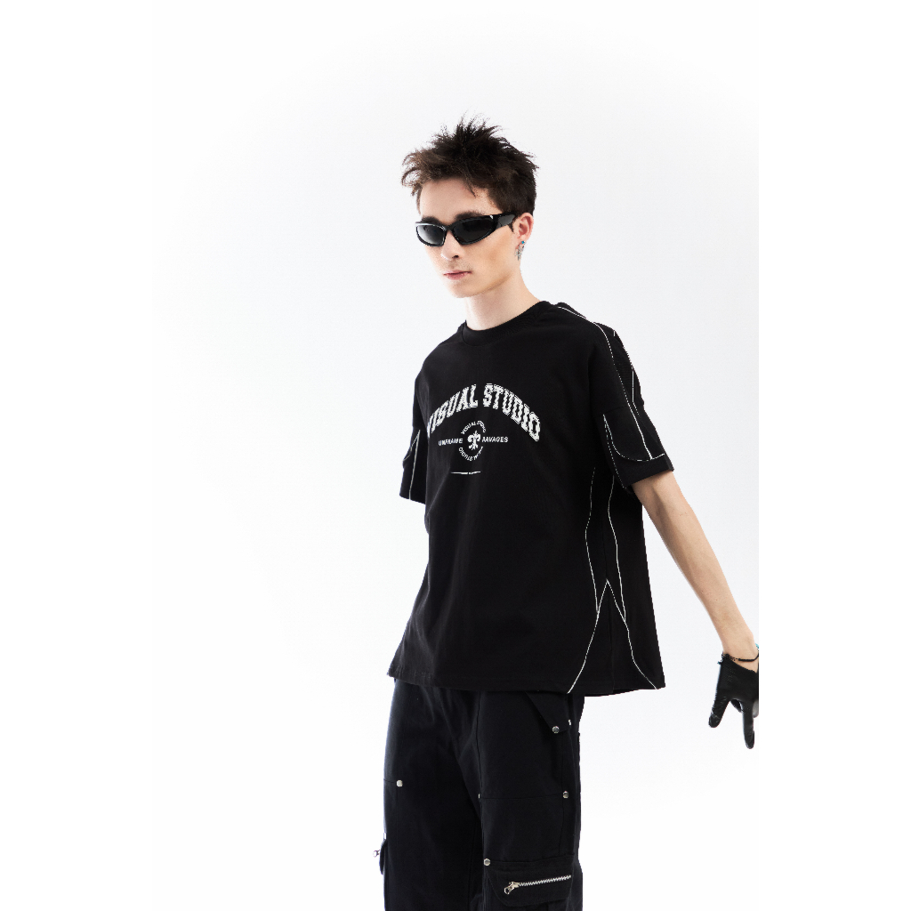 CHÍNH HÃNG VISUAL - Áo thun VISTU cực đẹp chất vải 280gsm dày dặn đã xử lí co rút