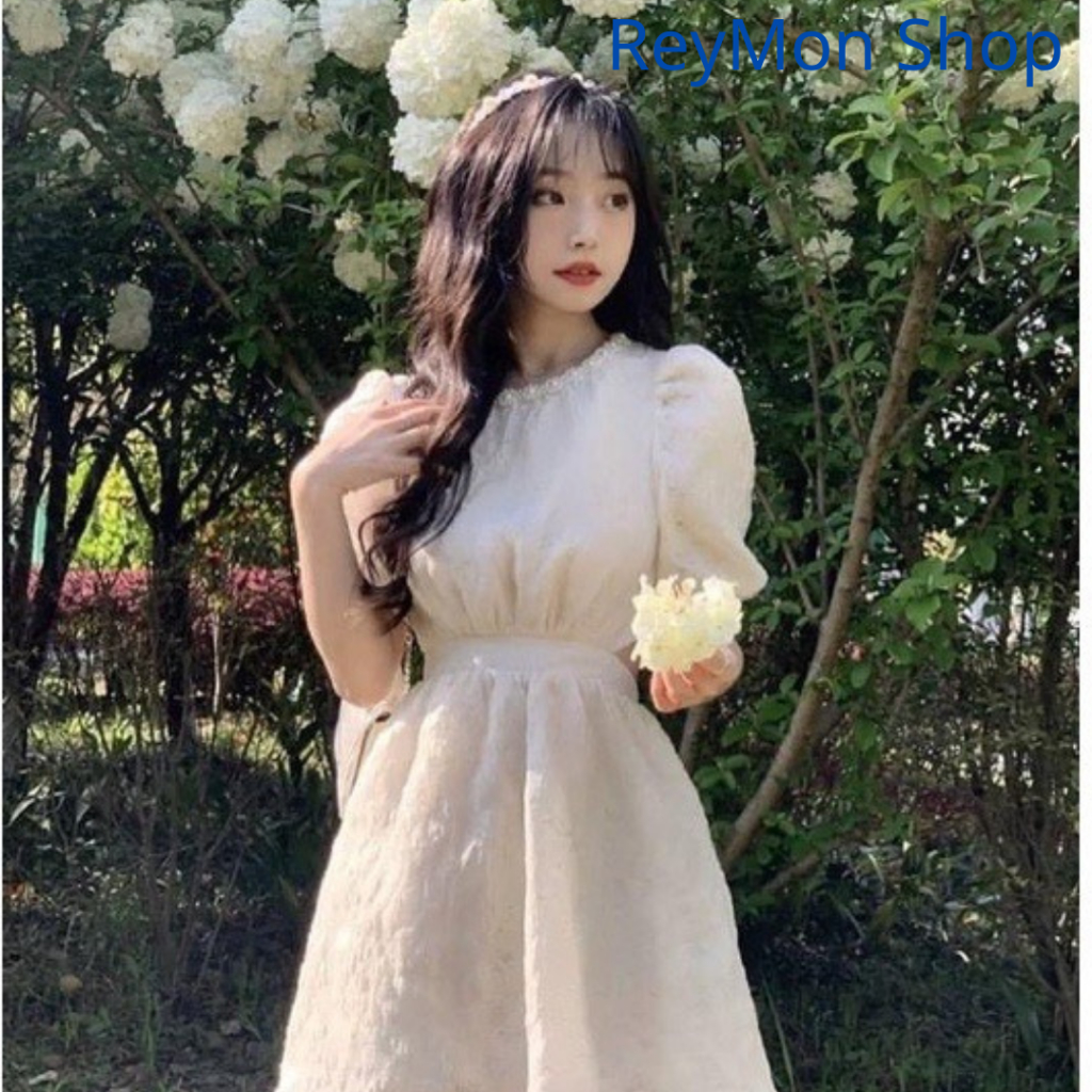 Váy Công Chúa , Đầm Nữ Cao Cấp Thiết Kế Trẻ Trung Kute Hở Lưng Sau.