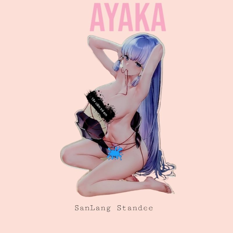 Ayaka. Mô hình Genshin Impact, mô hình Ayaka, standee Ayaka,standee genshin impact.