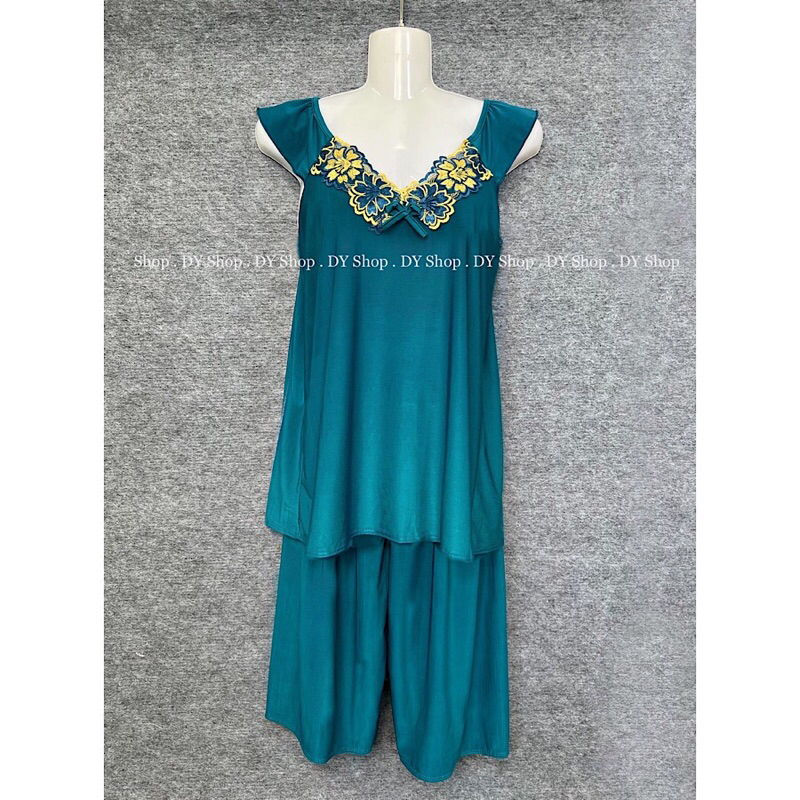 Đồ bộ nữ, bộ lửng thun lạnh tay cánh tiên