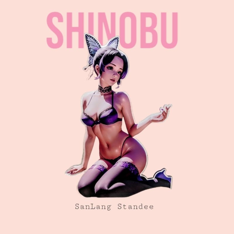 Trùng trụ Shinobu. Mô hình nhân vật, Standee trùng trụ Shinobu.