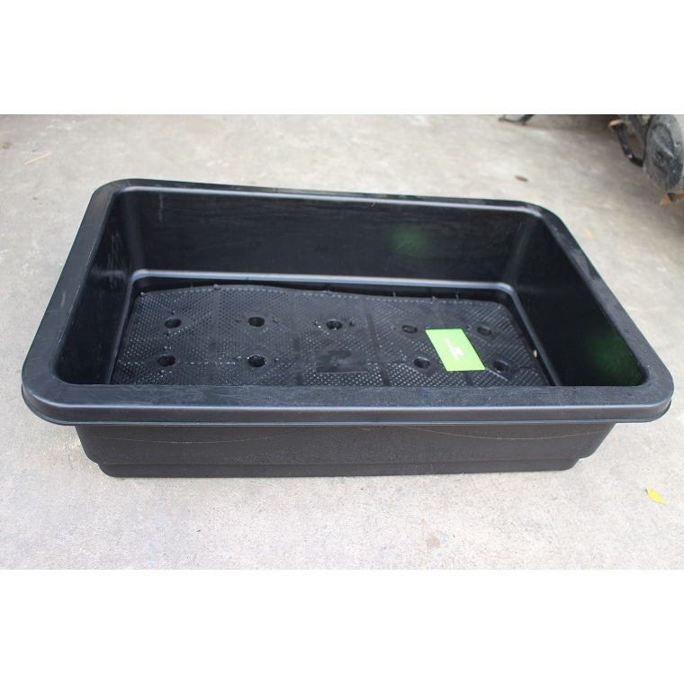 Khay Nhựa Trồng Rau Sạch - Rau Mầm -Trồng Thủy Canh -  Nuôi Cá Cảnh KT 65x43x17cm